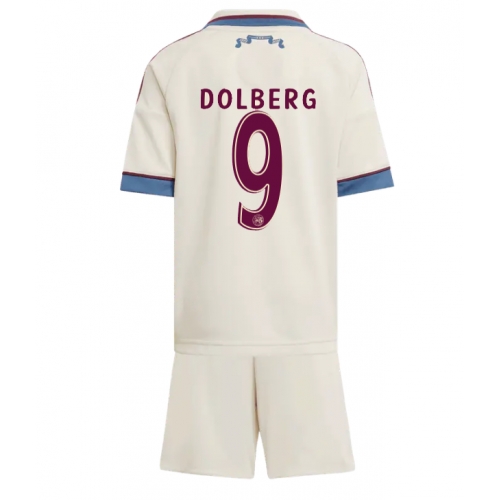 Ajax Kasper Dolberg #9 Maglia Gara Terza Repliche 2025-26 Bambino Maniche Corte Ajax Kasper Dolberg #9 Maglia Gara Terza Repliche 2025-26 Bambino Maniche Corte
